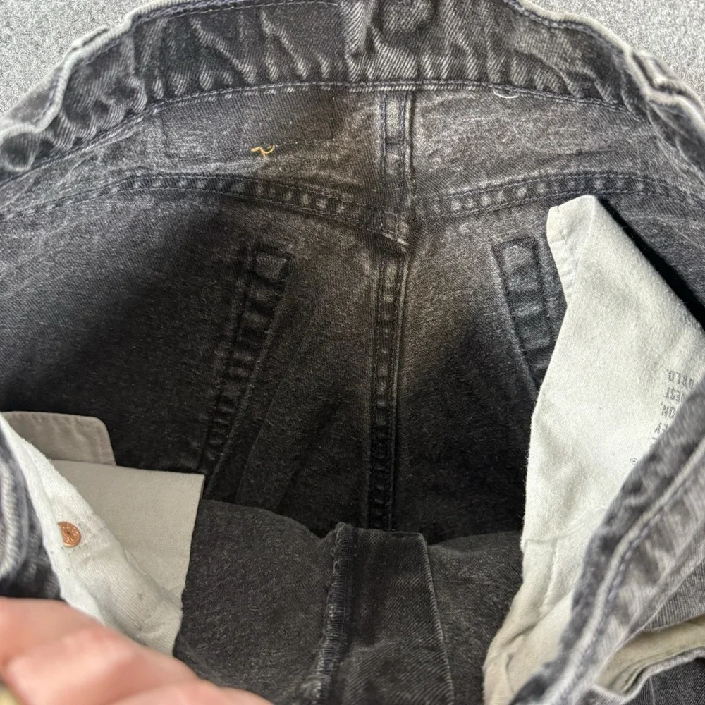 Vintage Levi's Jeans Men 31x32 (27x28) Black 560 Baggy Loose‎ Fit Tapered Leg